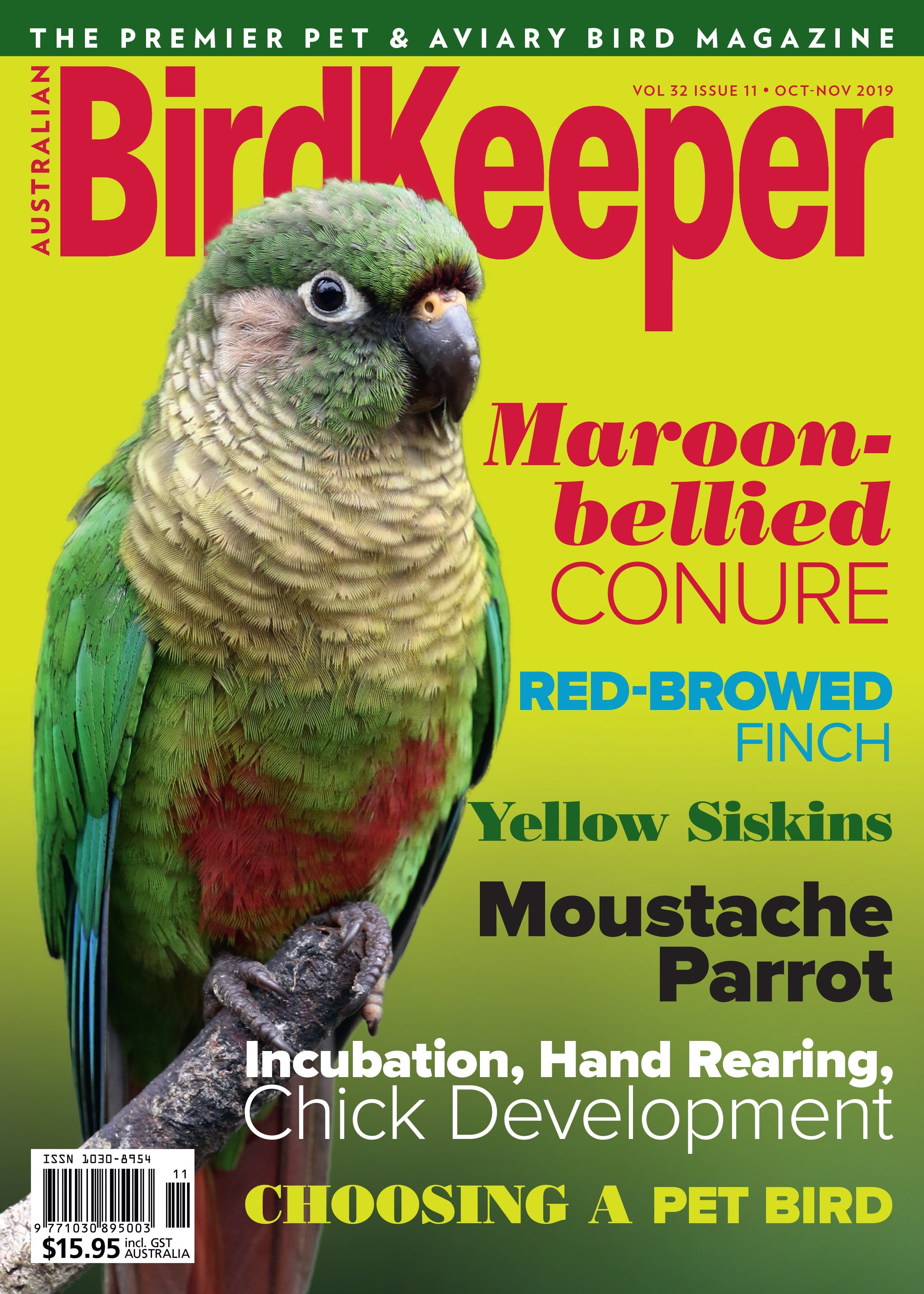 New Zealand -BirdKeeper Magazine Print Subscription