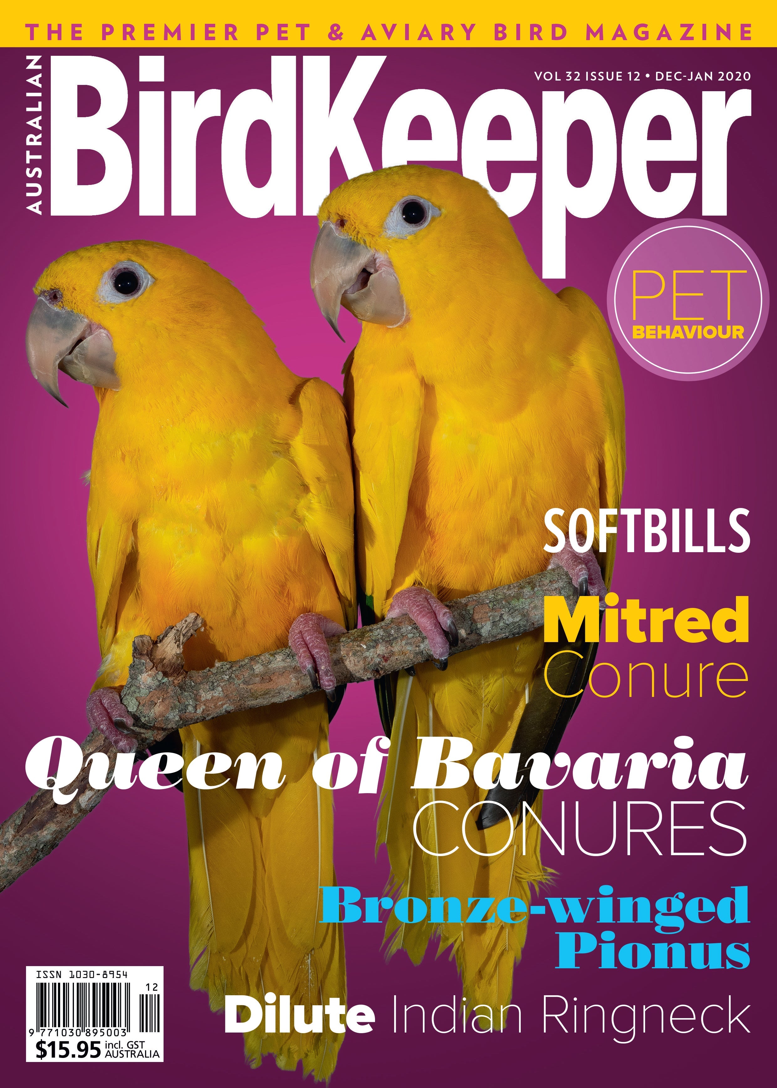 New Zealand -BirdKeeper Magazine Print Subscription