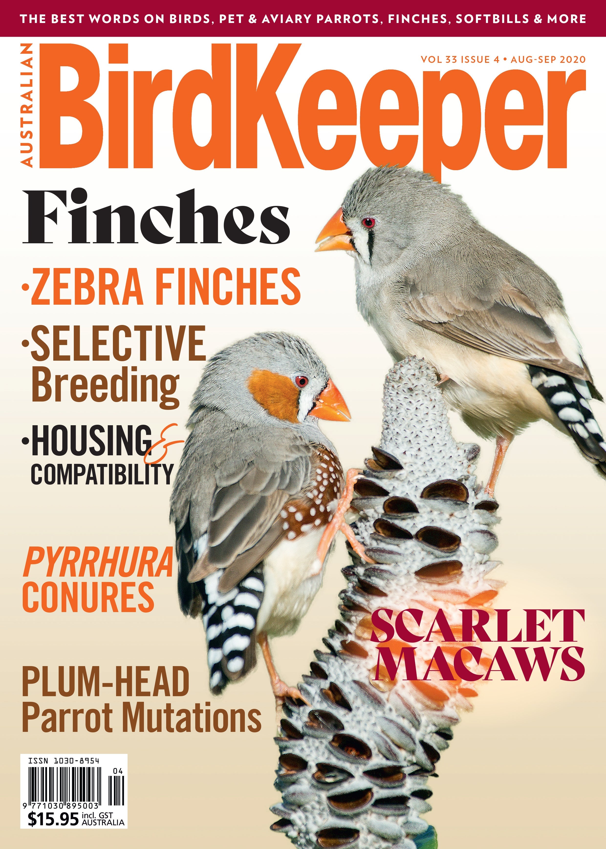 New Zealand -BirdKeeper Magazine Print Subscription