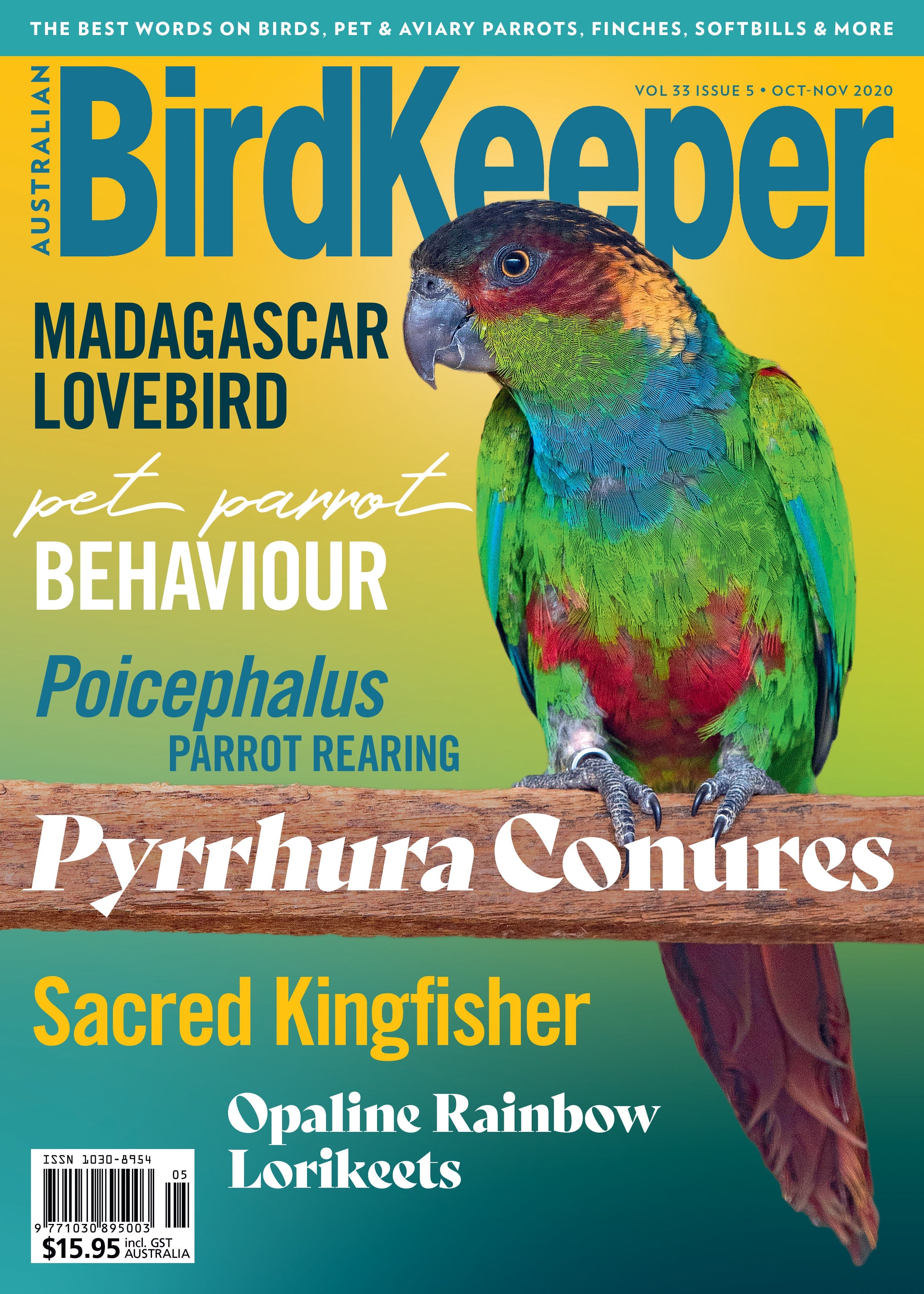 New Zealand -BirdKeeper Magazine Print Subscription