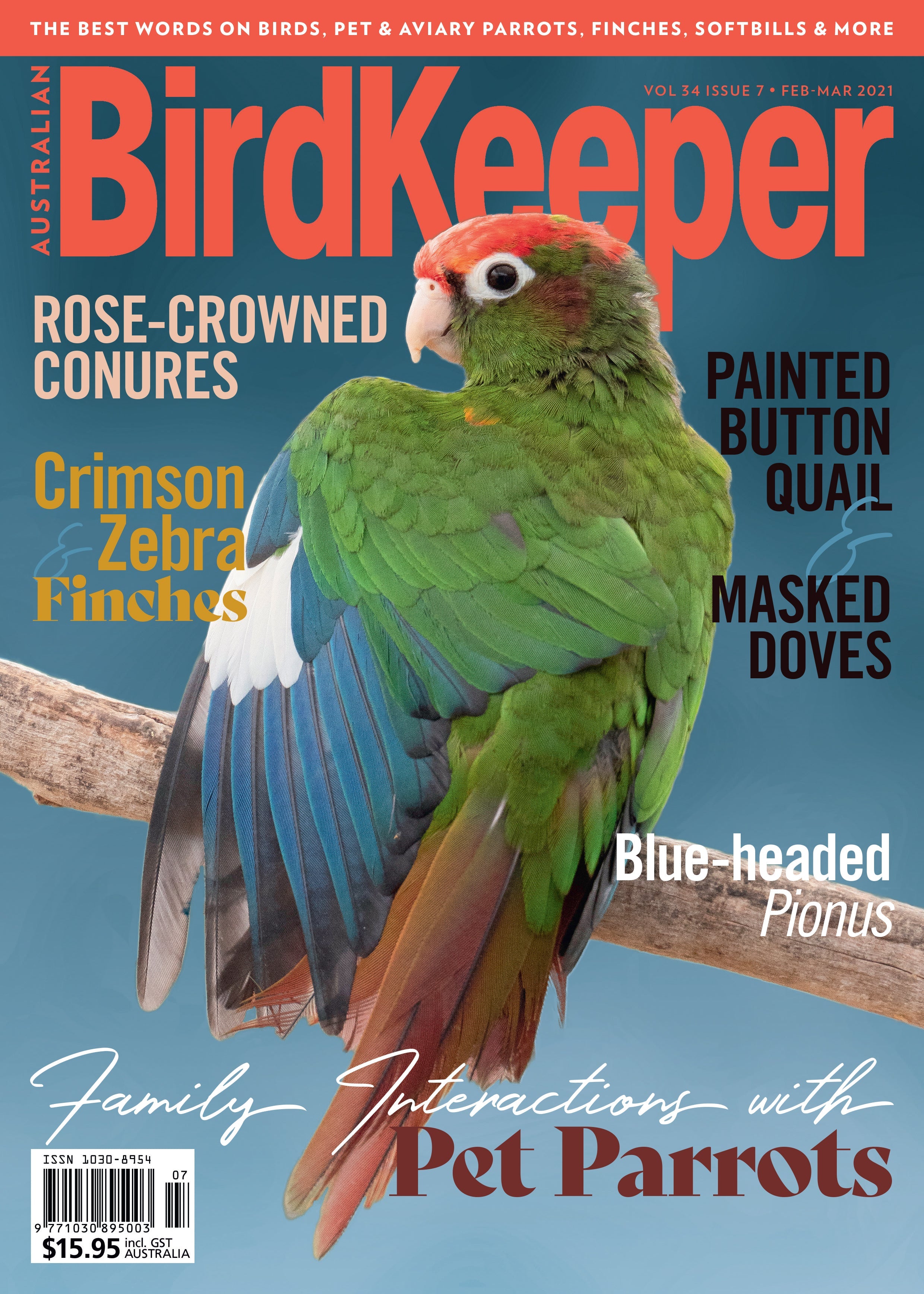 New Zealand -BirdKeeper Magazine Print Subscription