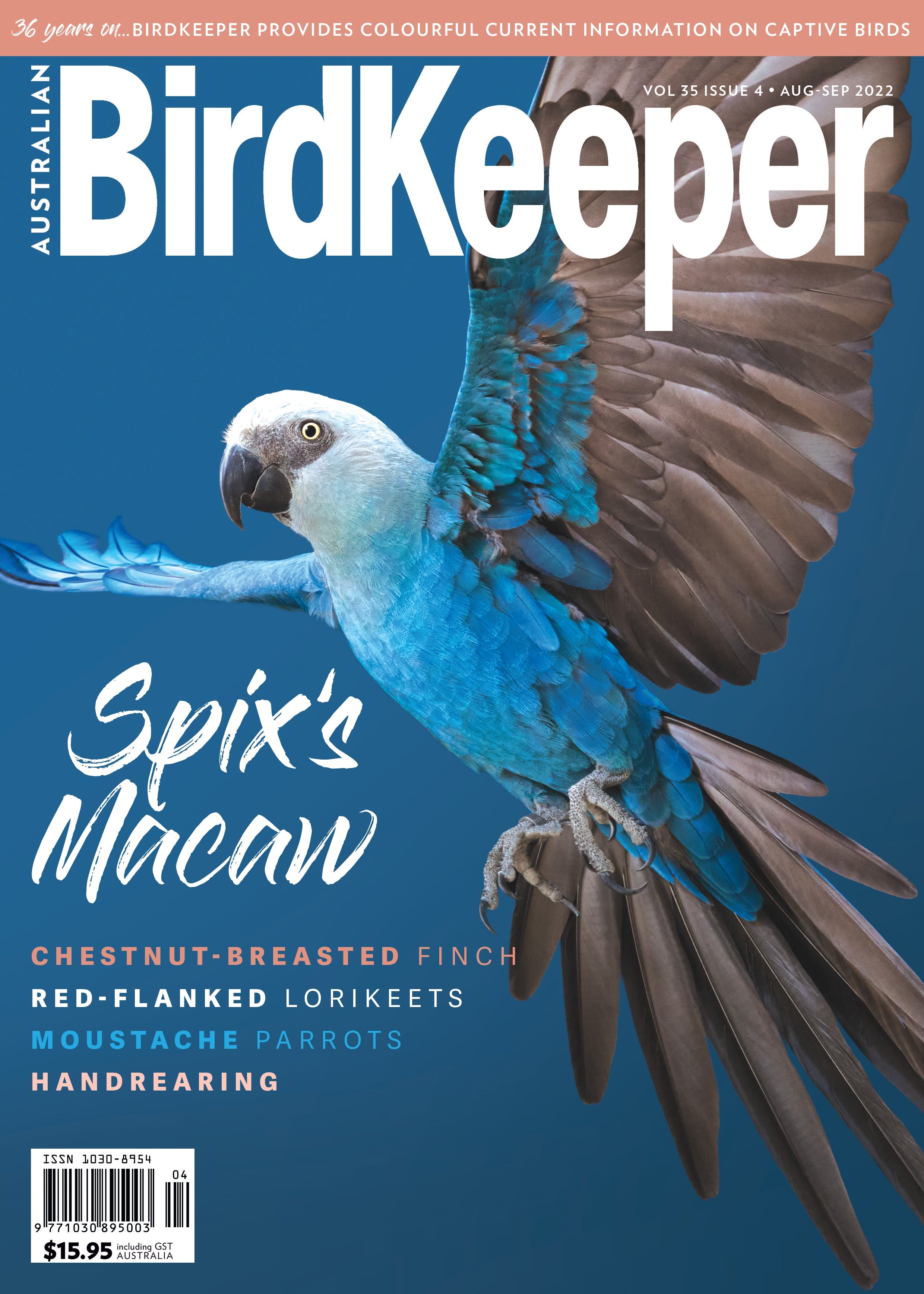 New Zealand -BirdKeeper Magazine Print Subscription