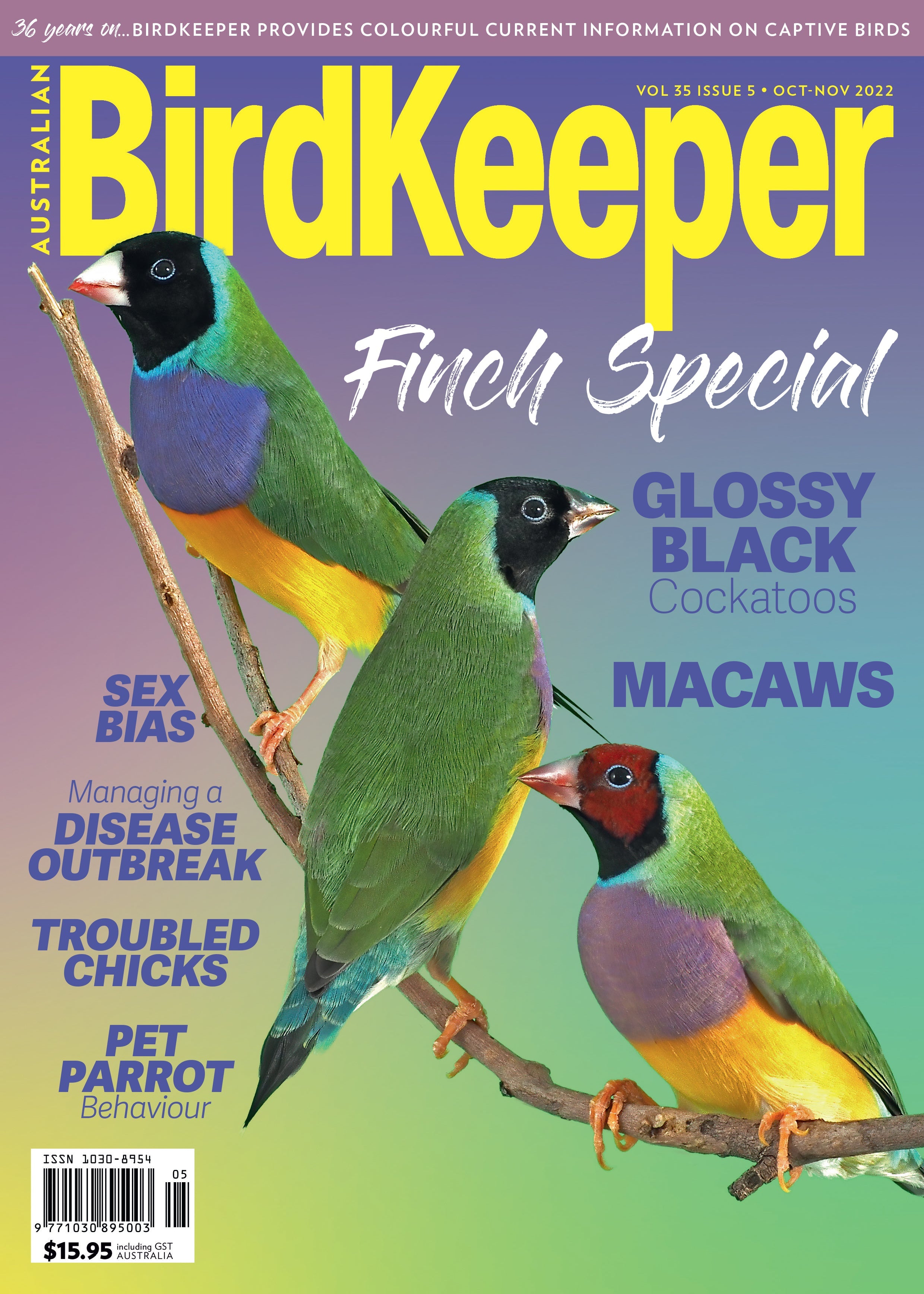 New Zealand -BirdKeeper Magazine Print Subscription