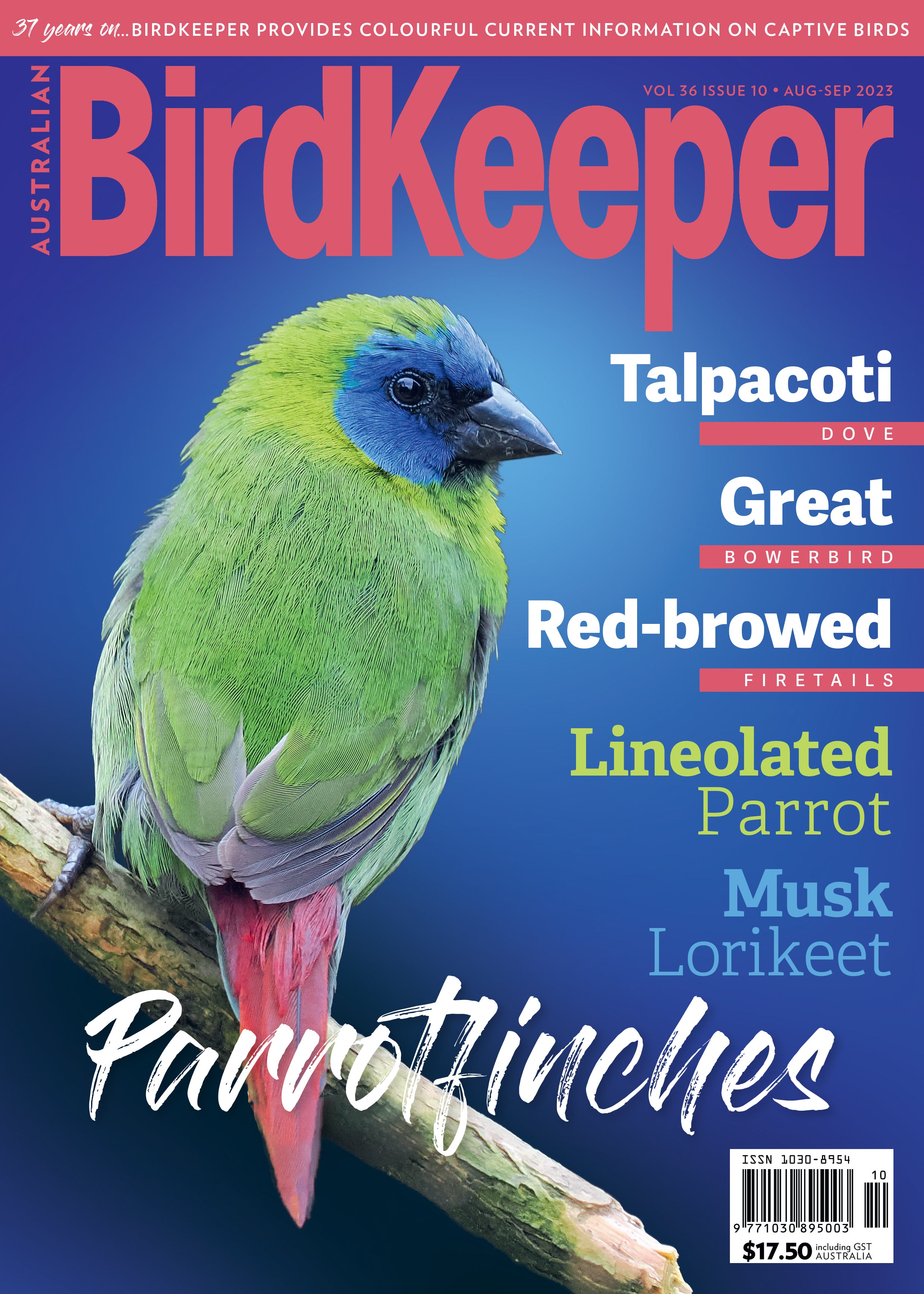 Australian BirdKeeper Magazine Vol 36 Iss 10