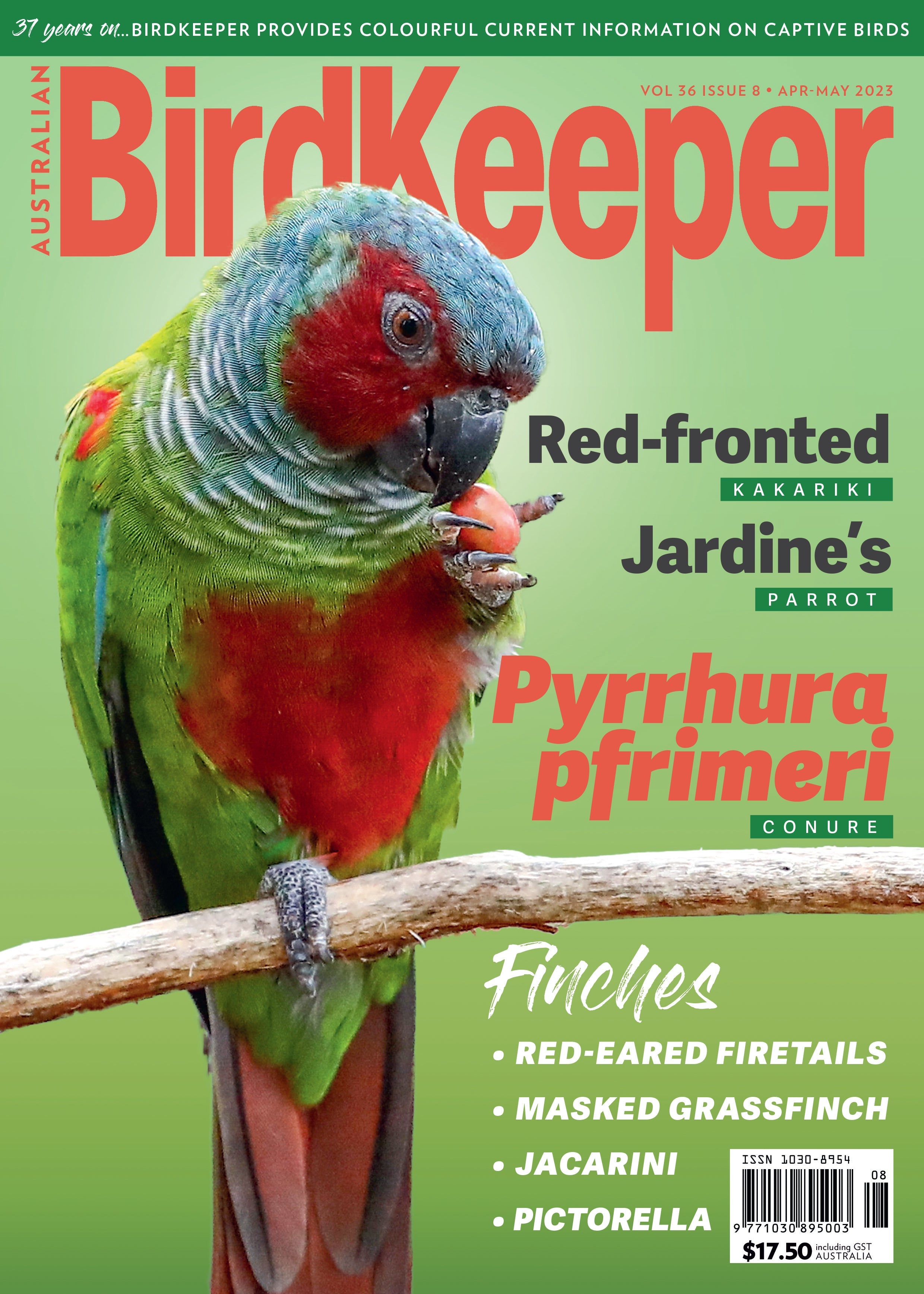New Zealand -BirdKeeper Magazine Print Subscription