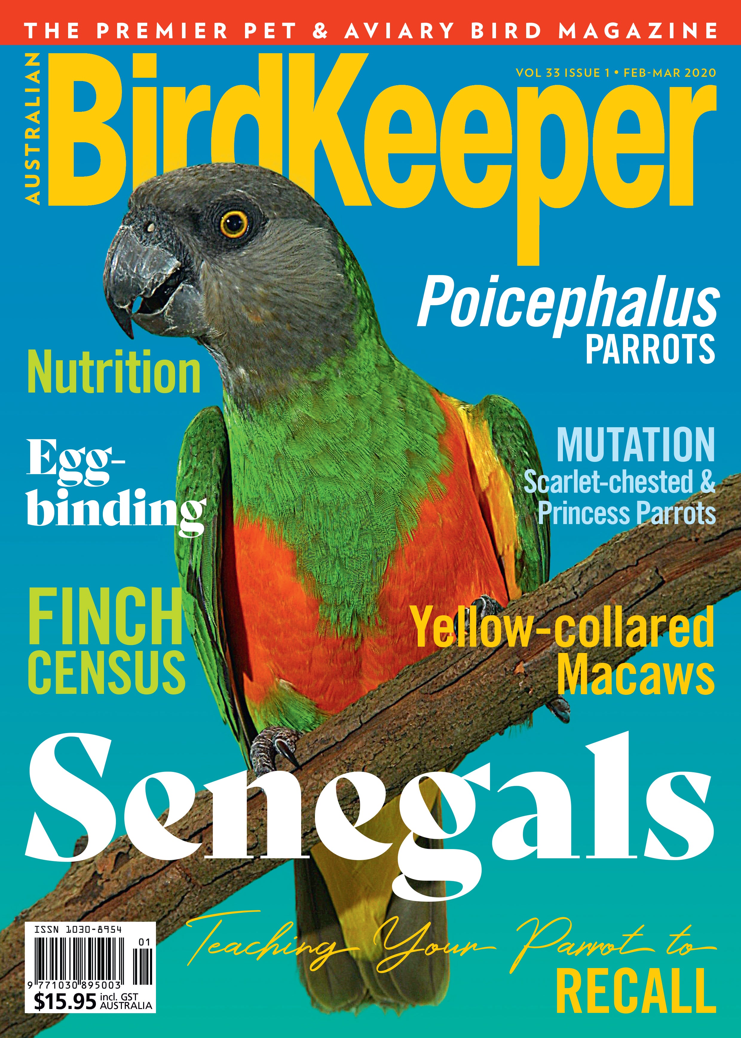 Rest of the World - Birdkeeper Magazine Print Subscription