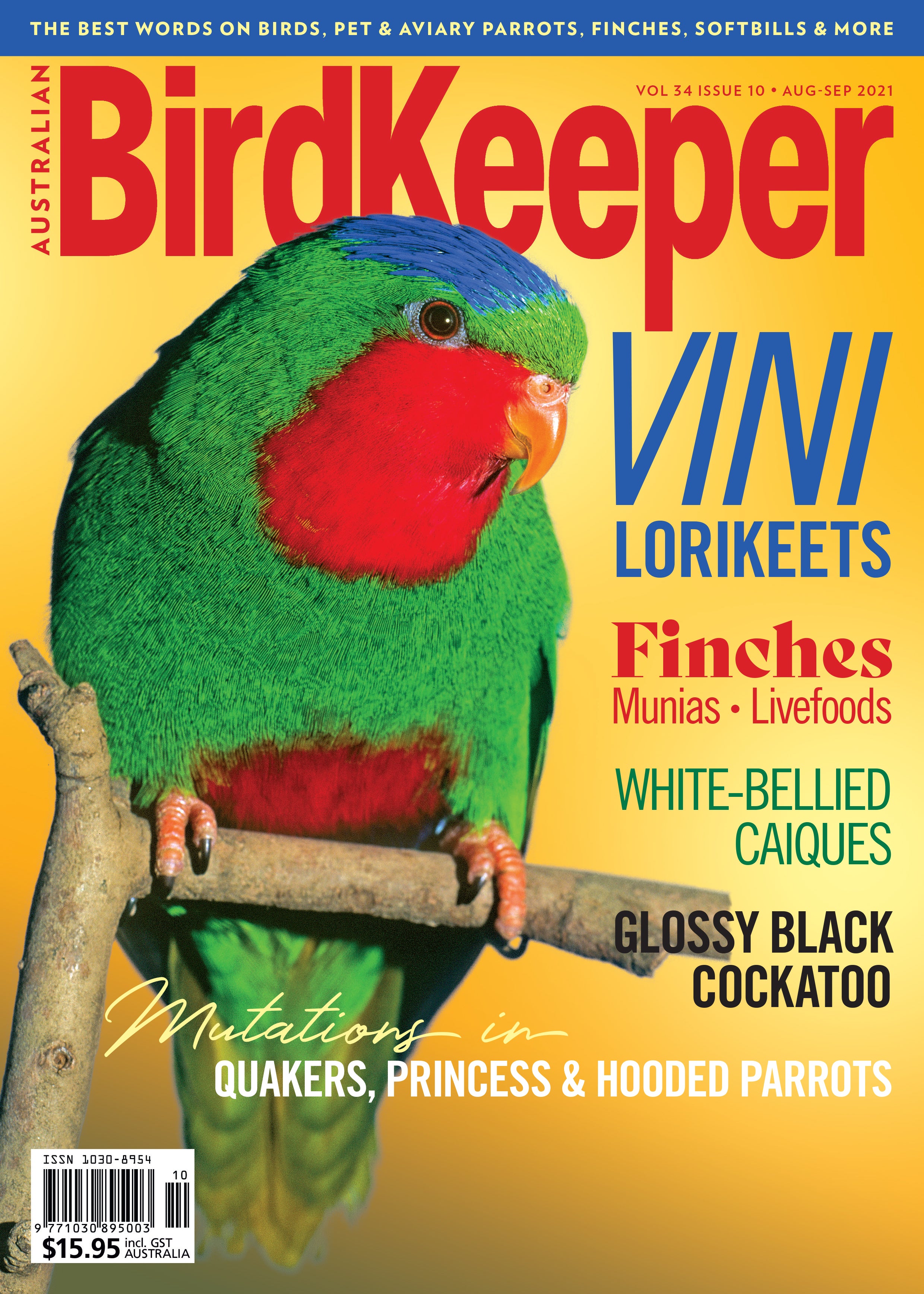 Australian BirdKeeper Magazine Vol 34 Iss 10 Print Version