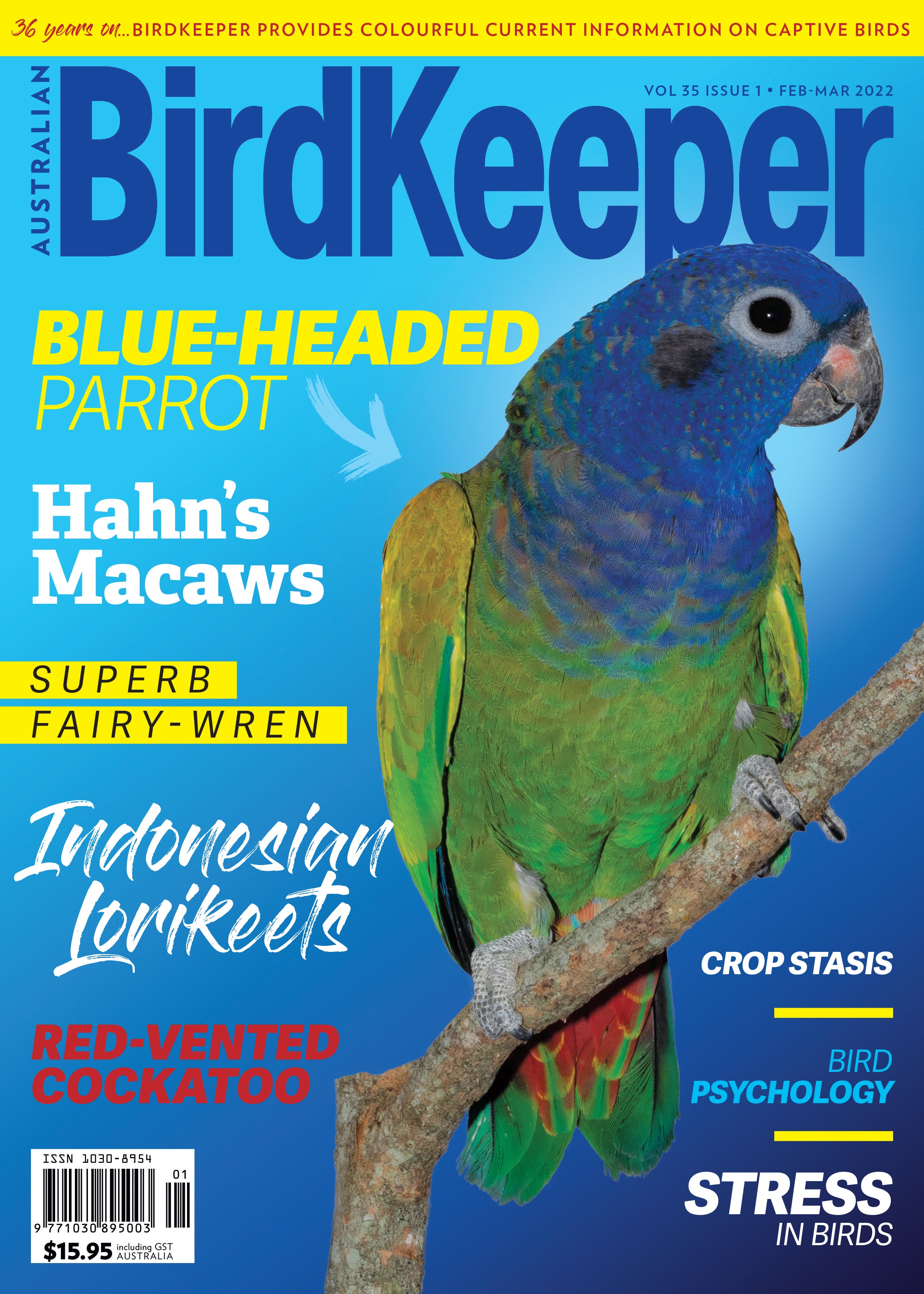 Rest of the World - Birdkeeper Magazine Print Subscription