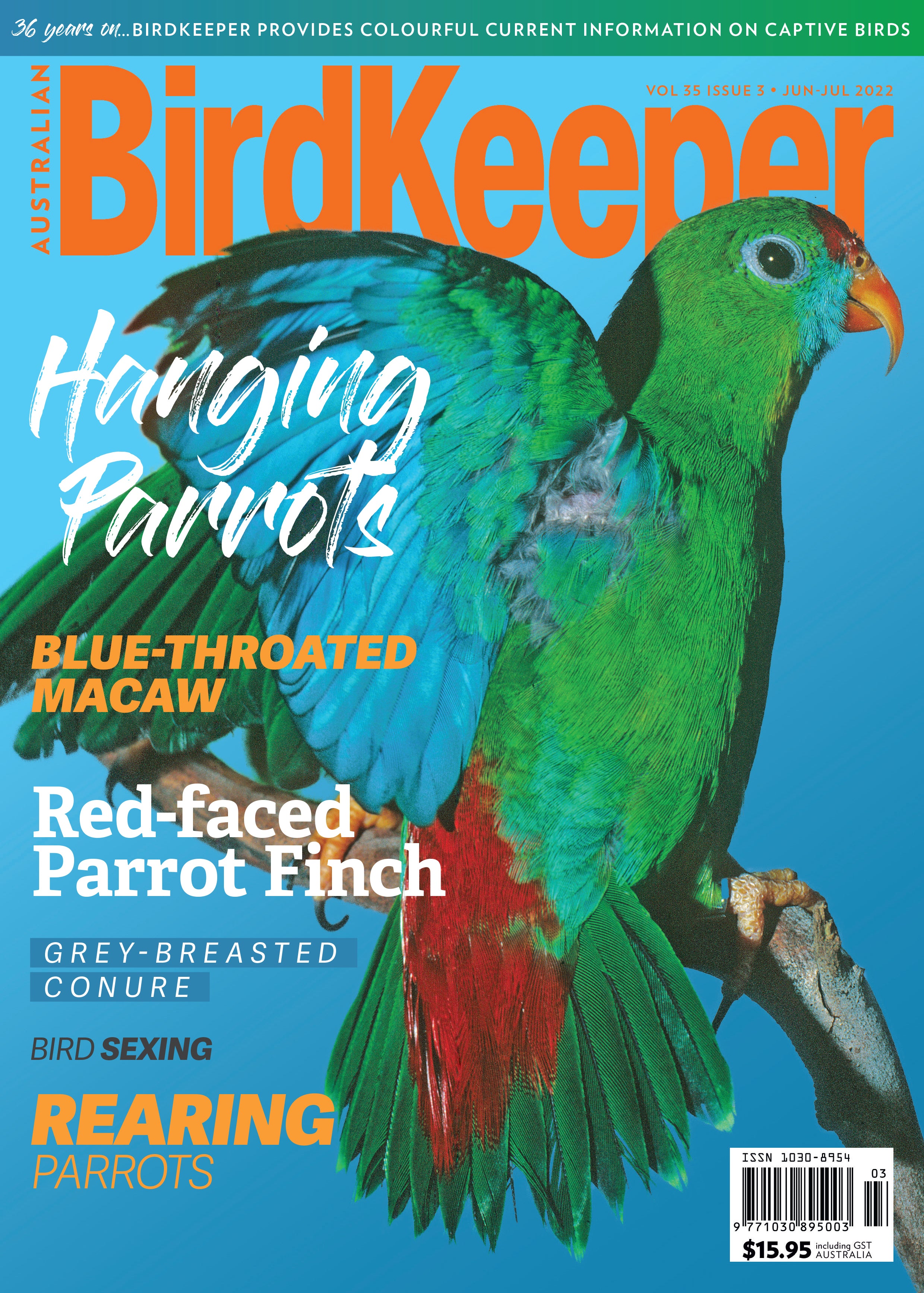 Rest of the World - Birdkeeper Magazine Print Subscription