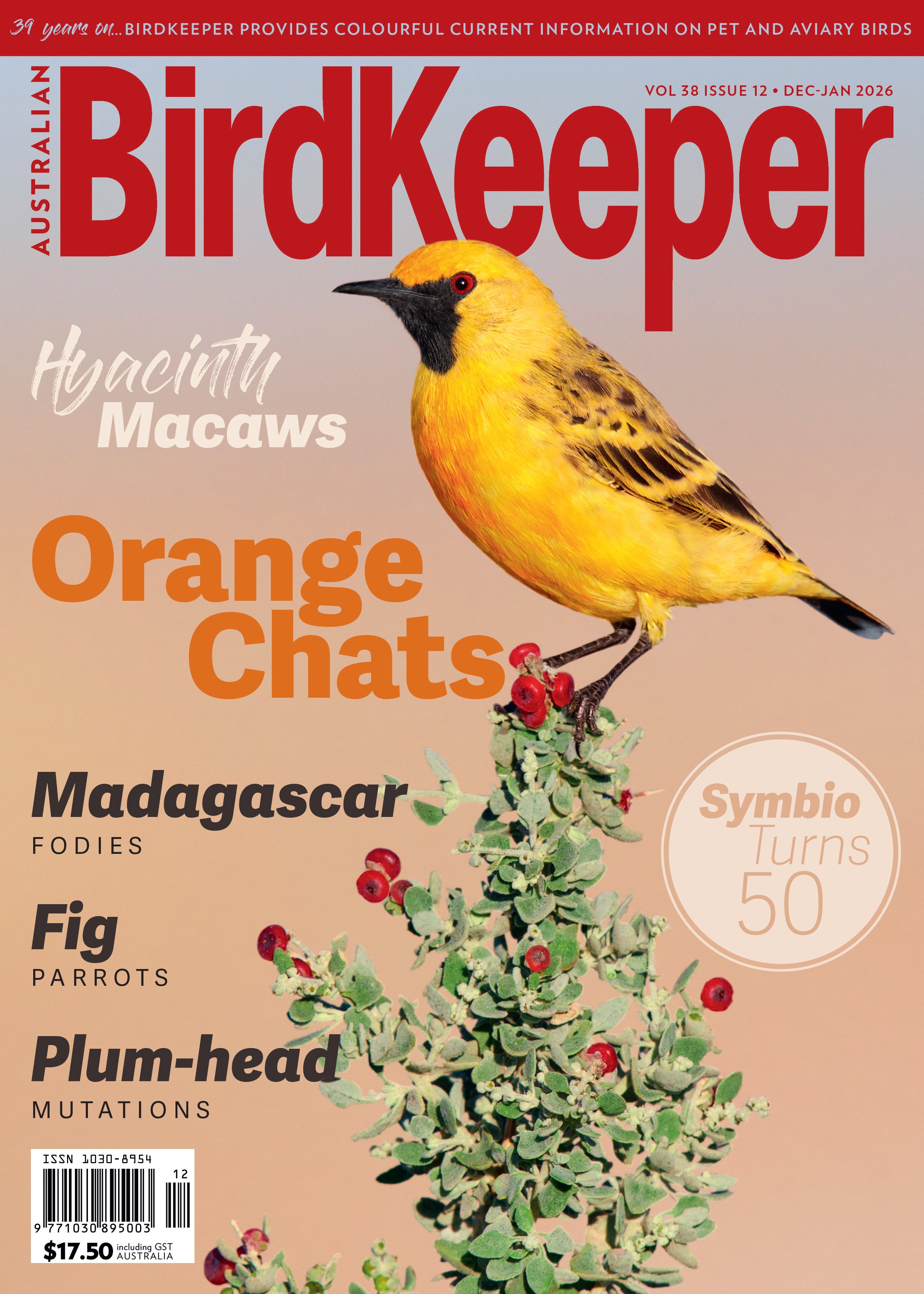 Australia - Birdkeeper Magazine Print Subscription