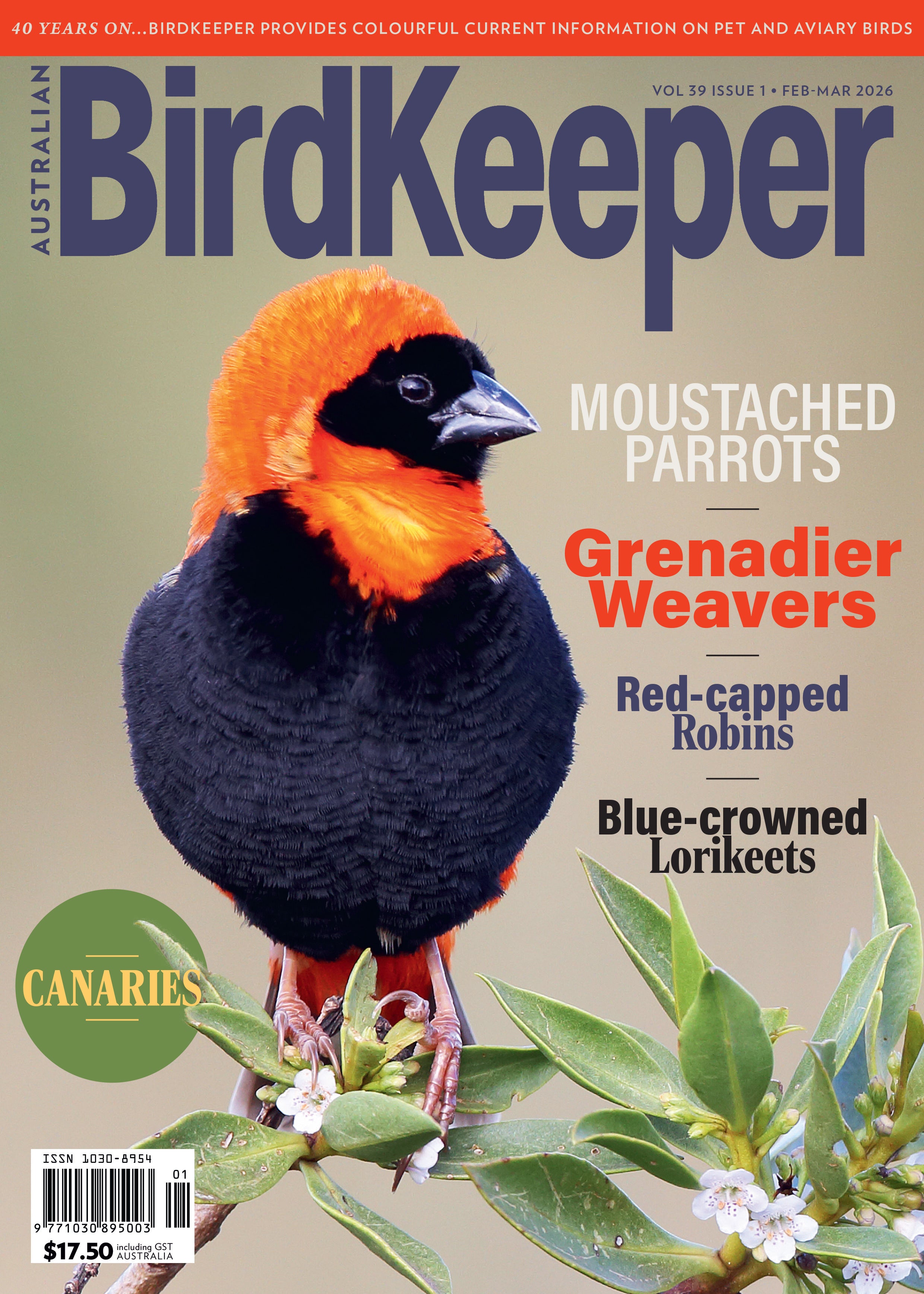 Australia - Birdkeeper Magazine Print Subscription