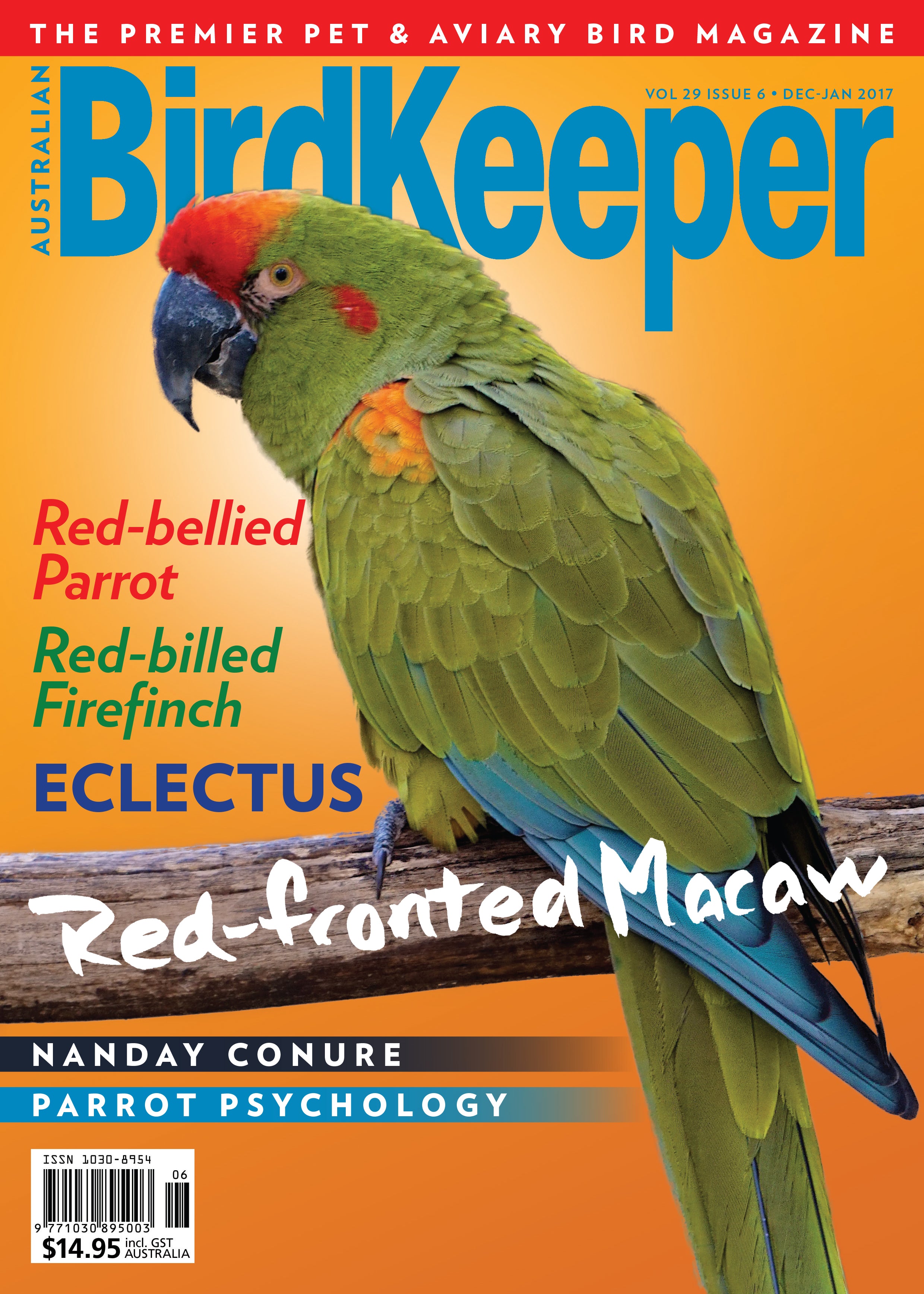Australian BirdKeeper Magazine Vol 29 Iss 6