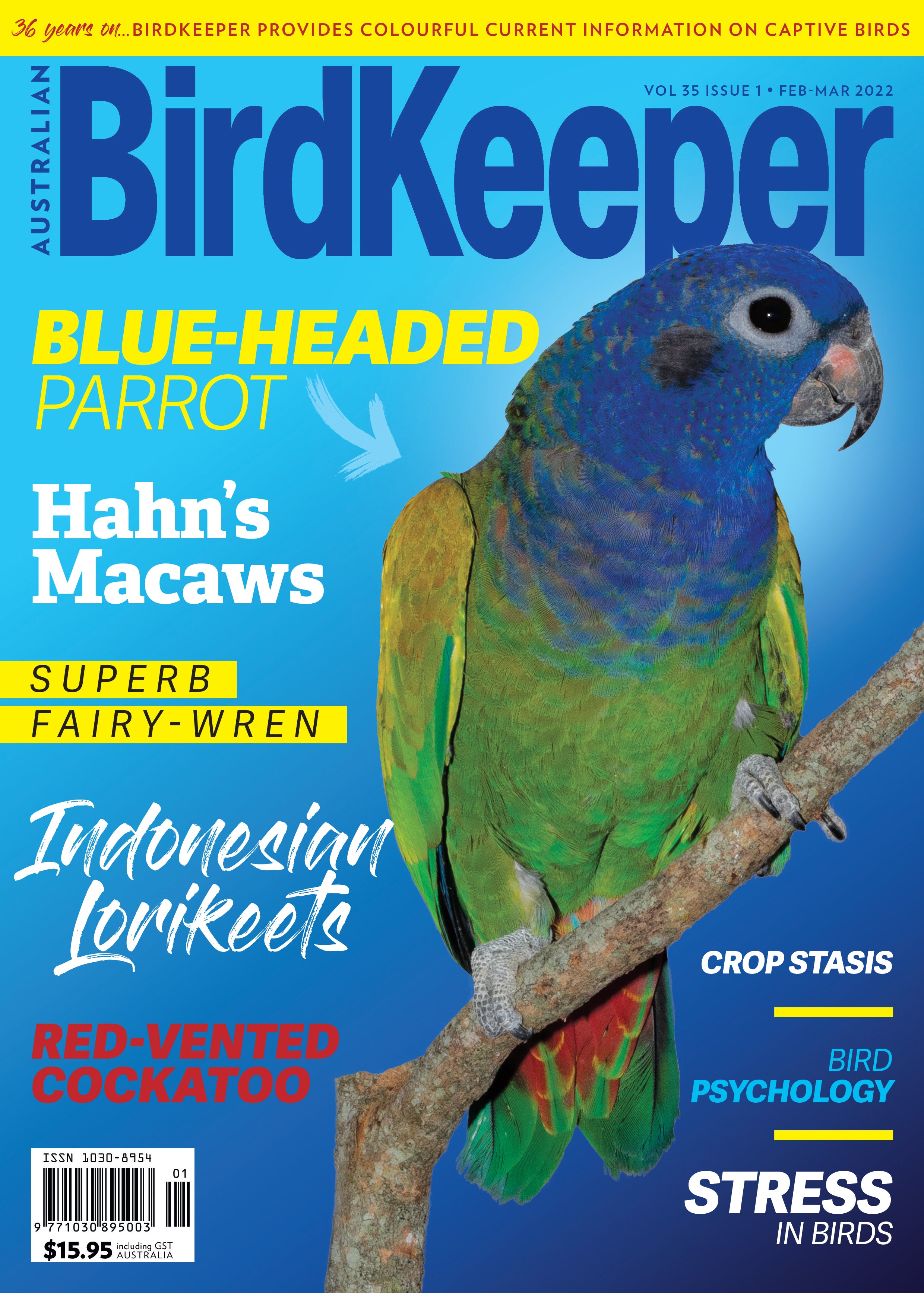 Australian BirdKeeper Magazine Vol 35 Iss 1