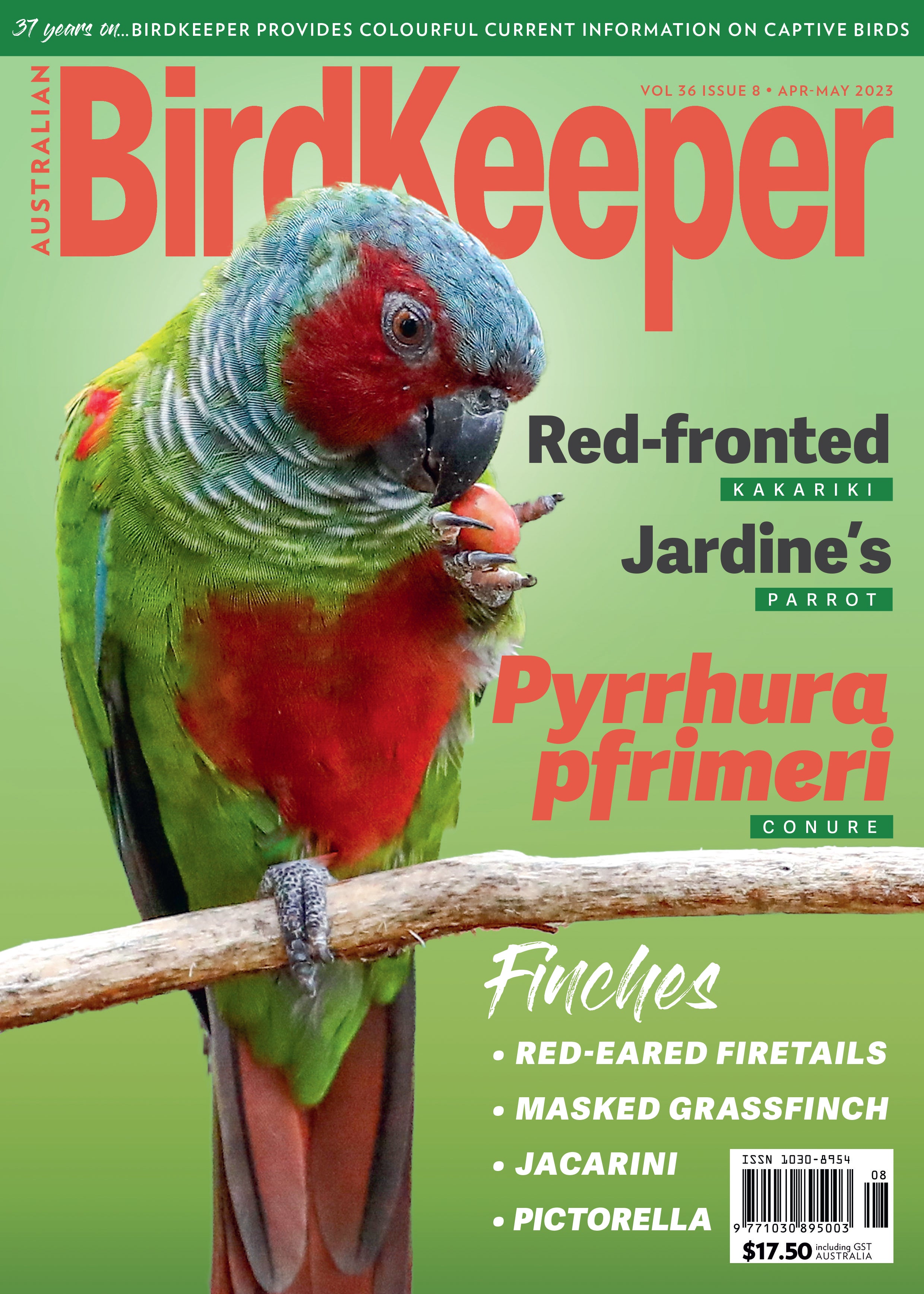 Australian BirdKeeper Magazine Vol 36 Iss 8
