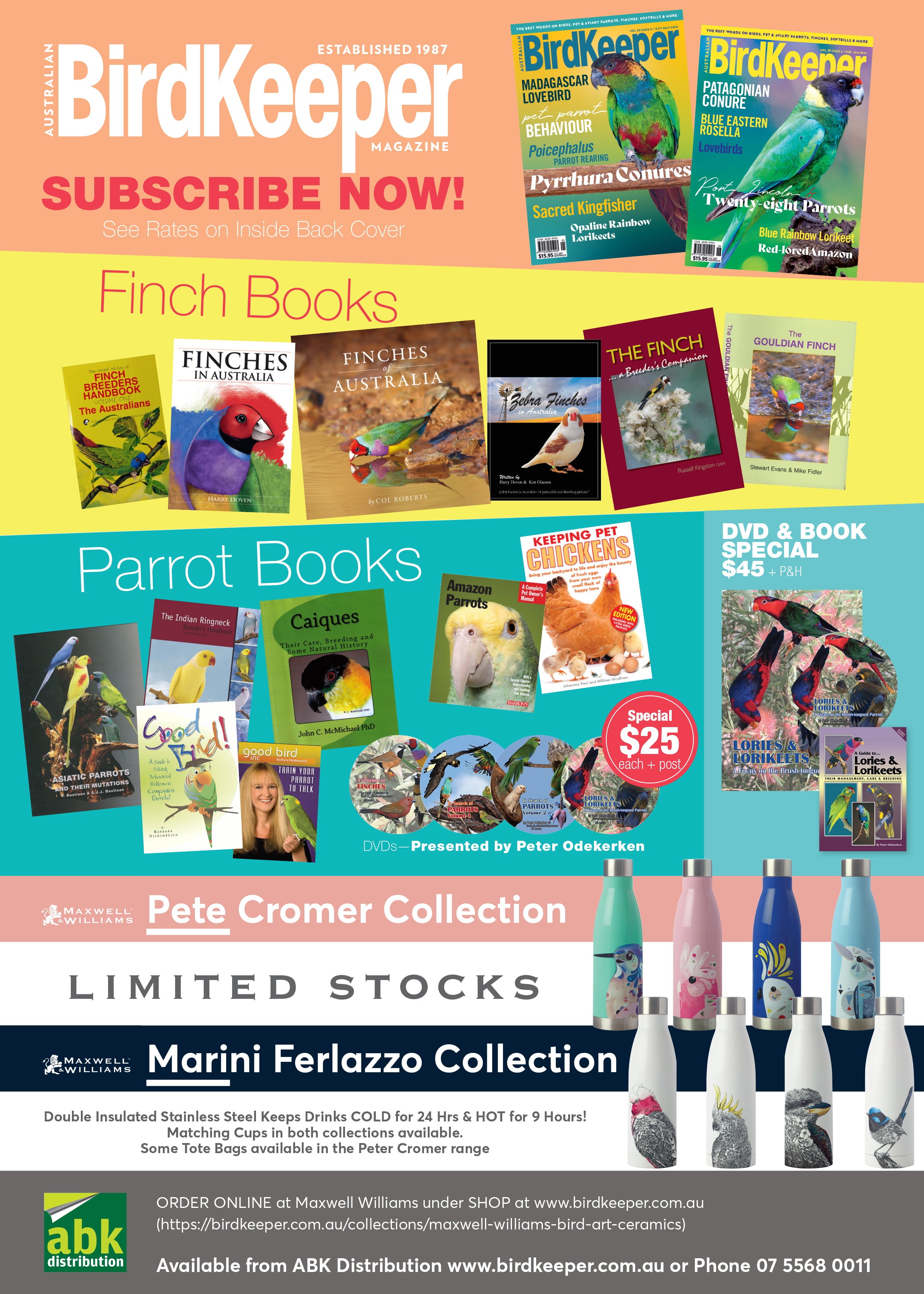 BirdKeeper Magazine Subscriptions - ABK Publications